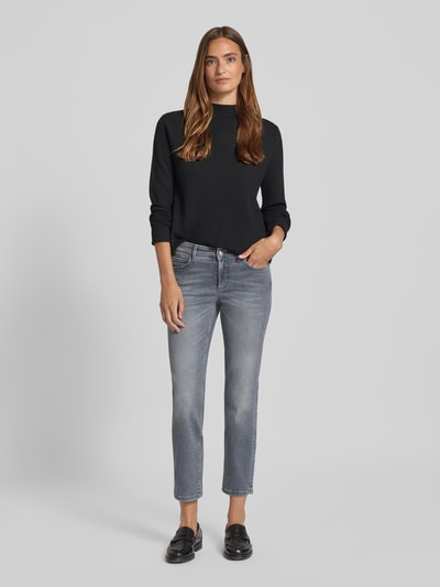 Cambio Slim fit jeans in 7/8-lengte, model 'Piper' Lichtgrijs - 1