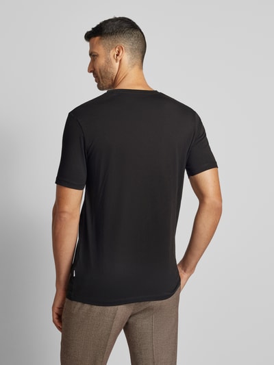 Lindbergh T-Shirt mit V-Ausschnitt Black 5