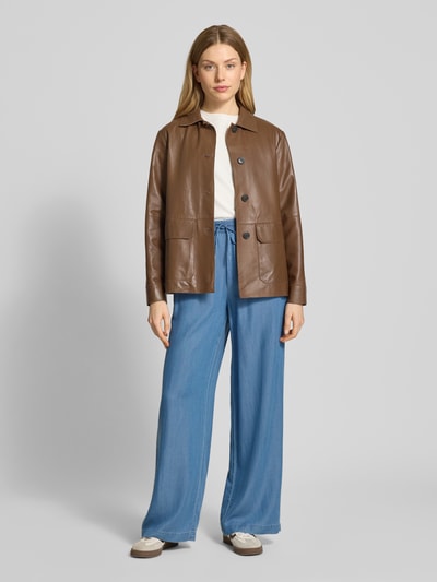 Vero Moda Regular Fit Weite Hose mit Tunnelzug Modell 'BREE' Blau 1