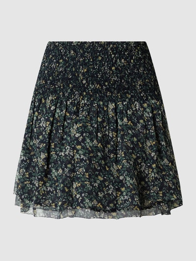 Pepe Jeans Minirok met bloemenmotief, model 'Sofia' Zwart - 2