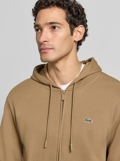 Lacoste Classic Fit Sweatjacke aus Baumwoll-Mix Hazel 3