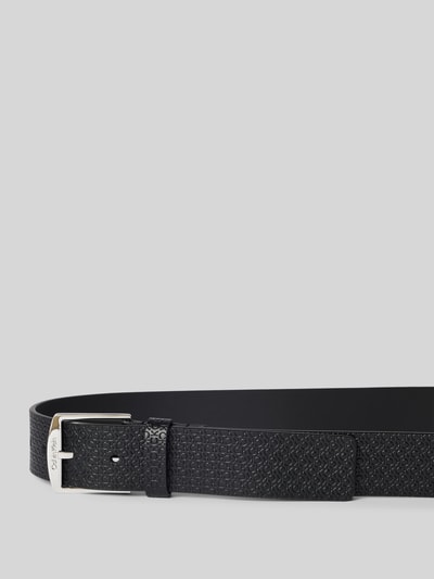 CK Calvin Klein Riem van buffelleer met logomotief  - 2