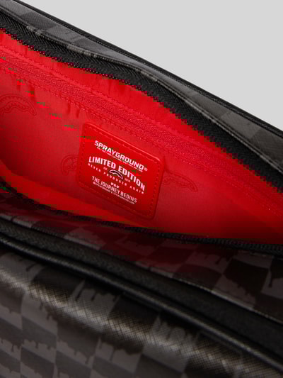 Sprayground Toilettas met ritssluiting, model 'DRIPPING SHARKS IN PARIS' Zwart - 5