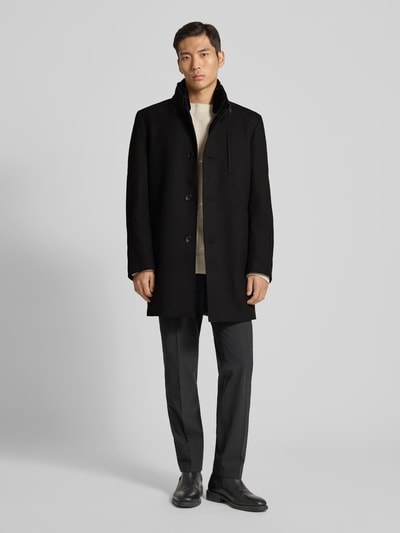 Cinque Regular Fit Mantel mit Viskose-Anteil Modell 'Arsenal' Black 1