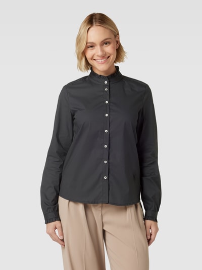 Emily Van den Bergh Bluse mit Rüschen Modell 'Basic' Black 4