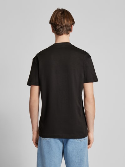 Calvin Klein Jeans T-shirt met labelprint Zwart - 5