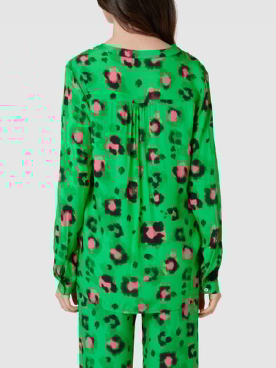 Frieda & Freddies Hemdbluse mit Animal-Print Grün 5