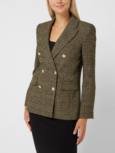 Pennyblack Blazer met glencheck, model 'Orso' Kaki - 4