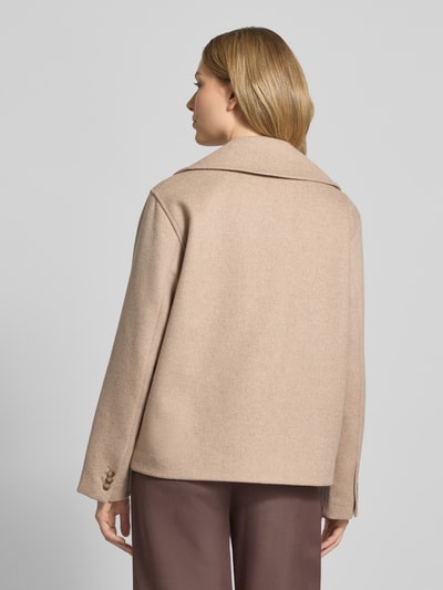 Selected Femme Regular Fit Jacke aus Woll-Mix Modell 'ALMA' Beige 5