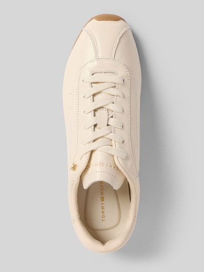 Tommy Hilfiger Lage sneakers van echt leer Offwhite - 3