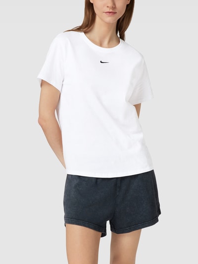 Nike T-Shirt im unifarbenen Design Weiss 4