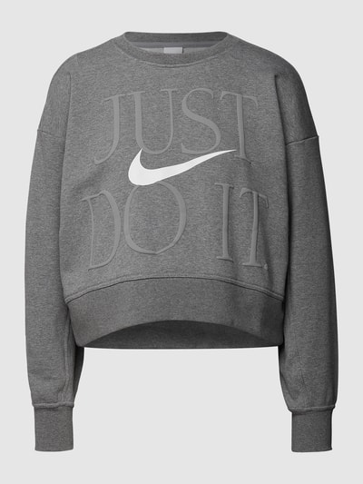 NIKE TRAINING Sweatshirt met labelprint Lichtgrijs - 2