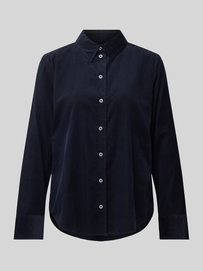 Marc O'Polo Regular fit overhemdblouse van fijne corduroy Marineblauw - 2