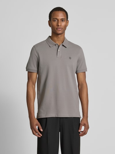 MCNEAL Regular Fit Poloshirt mit Knopfleiste und Label-Stitching Graphit 4