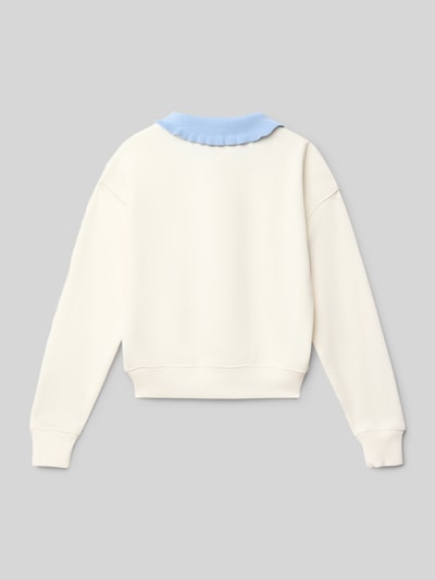 Polo Ralph Lauren Teens Sweatshirt met polokraag Offwhite - 3