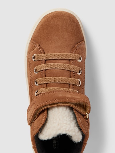 Geox Sneakers met teddybont, model 'THELEVEN' Camel - 4