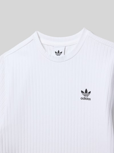adidas Originals T-shirt z nadrukiem z logo Biały 2