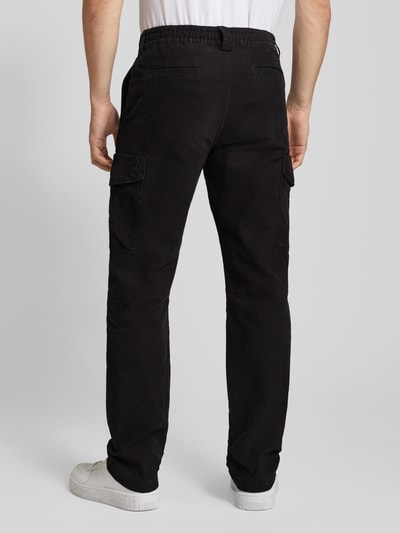 BOSS Orange Regular Fit Cargohose mit Teilungsnähten Modell 'Sista' Black 5