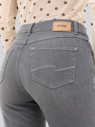 ANGELS Slim Fit jeans van katoenmix model 'CICI' Antraciet - 3