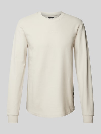 G-Star Raw Longsleeve mit Sturkturmuster Offwhite 1