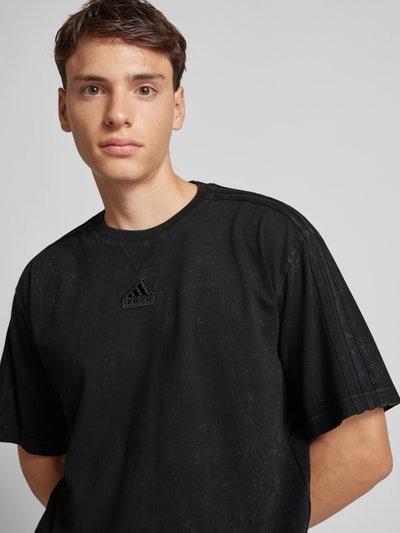 ADIDAS SPORTSWEAR T-Shirt mit Label-Stitching Black 3