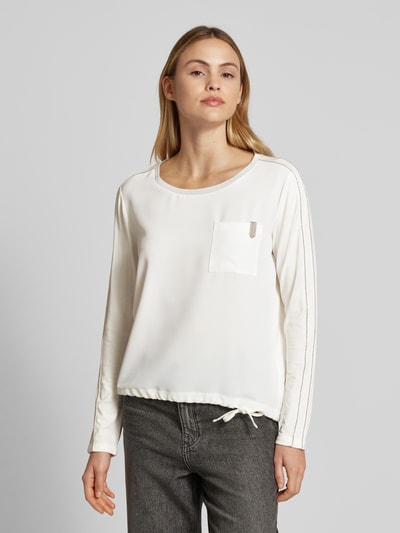 monari Blusenshirt mit Stehkragen Offwhite 4