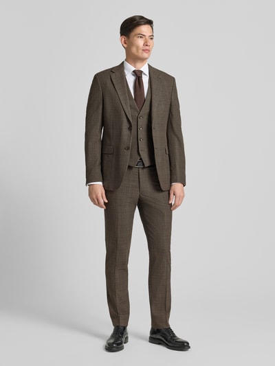 MCNEAL Gilet met V-hals Middenbruin - 1