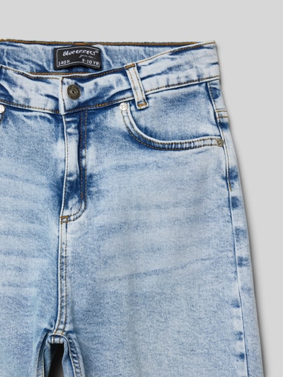 Blue Effect Jeans mit Label-Detail Hellblau 2