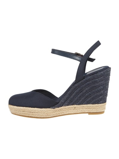 Tommy Hilfiger Wedges mit Fesselriemen  Dunkelblau 4