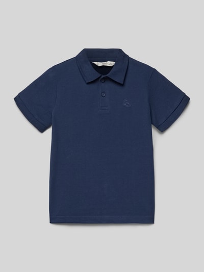 Produktfoto, Poloshirt aus Baumwolle von Mango, Kinder T-Shirt, Dunkelblau, Gerader-Schnitt, Polokragen, Kurzärmelig, Unifarbenes-Design