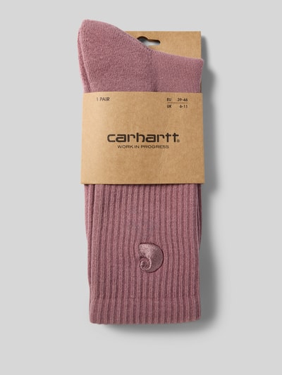 Carhartt Work In Progress Sokken met labelstitching, model 'Hudson' Oudroze - 3