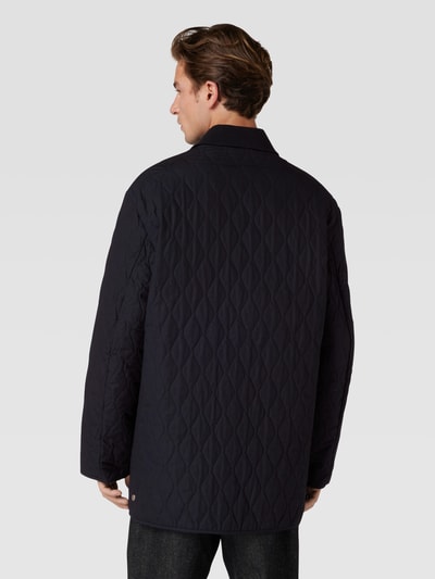 VTMNTS Steppjacke mit Label-Detail Marineblau 5
