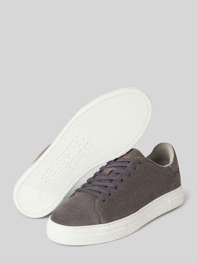 SELECTED HOMME Sneakers met vetersluiting, model 'DAVID' Antraciet - 4