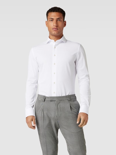 Profuomo Business-Hemd mit Kentkragen Weiss 4