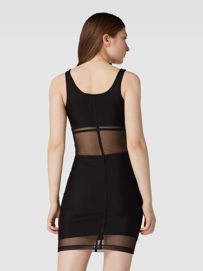 Calvin Klein Jeans Mini-jurk met mesh Zwart - 5