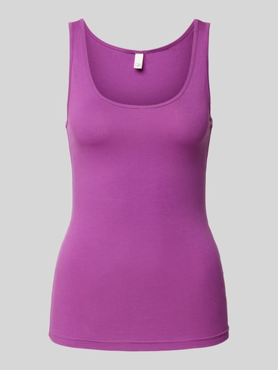 QS Tanktop mit tiefem Rundhalsausschnitt Lila 2