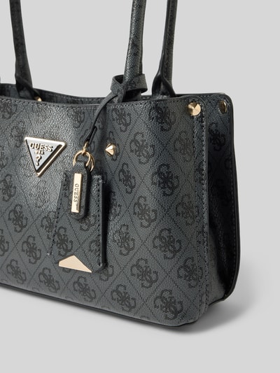 Guess Handtas met hengsels, model 'MERIDIAN' Antraciet - 3