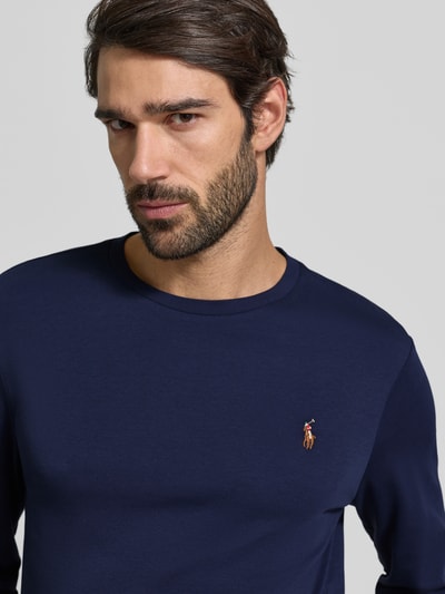 Polo Ralph Lauren Shirt met lange mouwen en ribboorden Marineblauw - 3