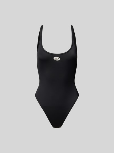 Diesel Badeanzug mit Label-Detail Black 1