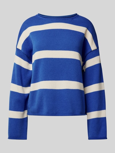 Marc O'Polo Oversized Pullover aus reiner Baumwolle Royal 2