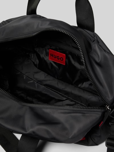 HUGO Torba typu duffle bag z naszywką z logo model ‘Ethon’ Czarny 5