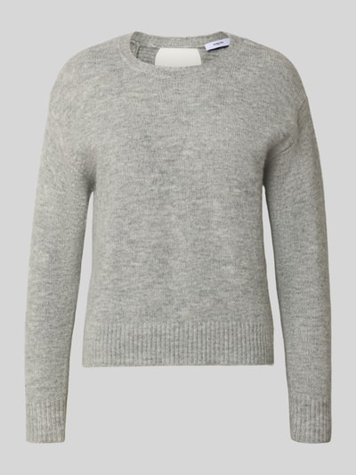 SUNCOO PARIS Strickpullover mit Rundhalsausschnitt Modell 'PLAMEDI' Hellgrau 2