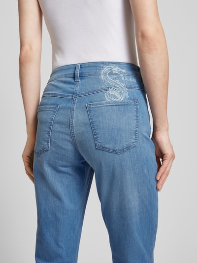 MAC Bootcut jeans met motiefstitching, model 'DREAM WONDERLIGHT' Blauw - 3