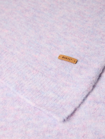 Produktfoto, pastellfarbener Schal mit Label-Patch Modell 'Witzia' von Barts, zarte Textur, Damen Schal von Barts