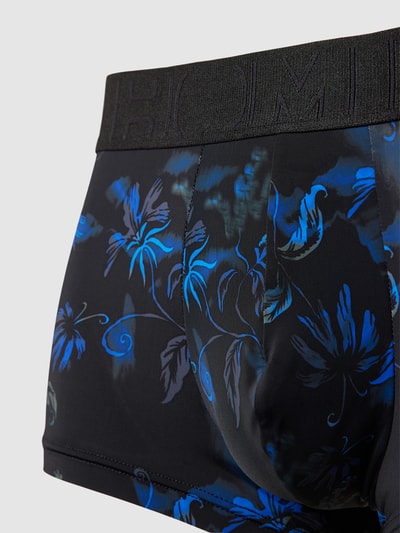 HOM Boxershort met bloemenprint, model 'GRANT' Zwart - 2