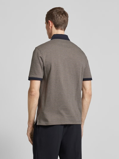 bugatti Poloshirt mit Label-Detail Camel 5