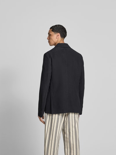 Officine Générale 2-Knopf-Sakko mit Reverskragen Black 5