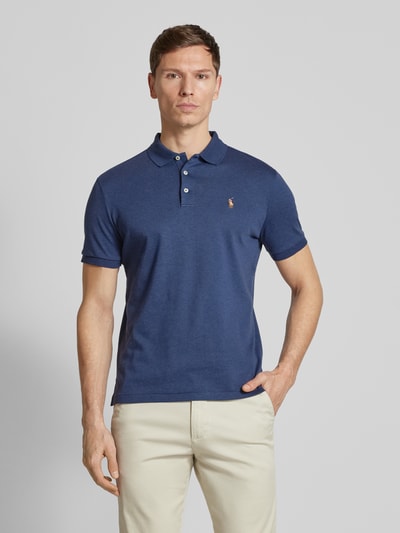 Polo Ralph Lauren Poloshirt mit Label-Stitching Marine 4