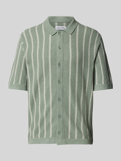 Jack & Jones Freizeithemd mit Knopfleiste Modell 'EMIL' Mint 2