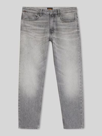 BOSS Orange Regular Fit Straight Leg Jeans aus Baumwoll-Mix mit Lyocell-Anteil Modell 'RE.MAINE-2-BO' Hellgrau 2